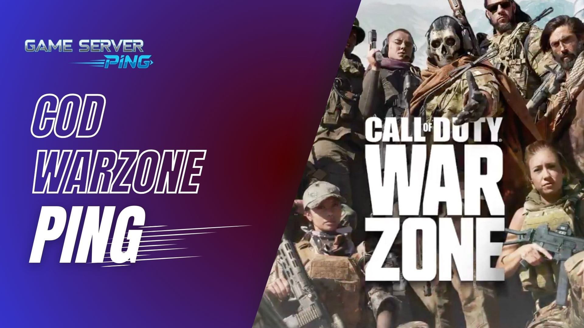 COD warzone ping test live