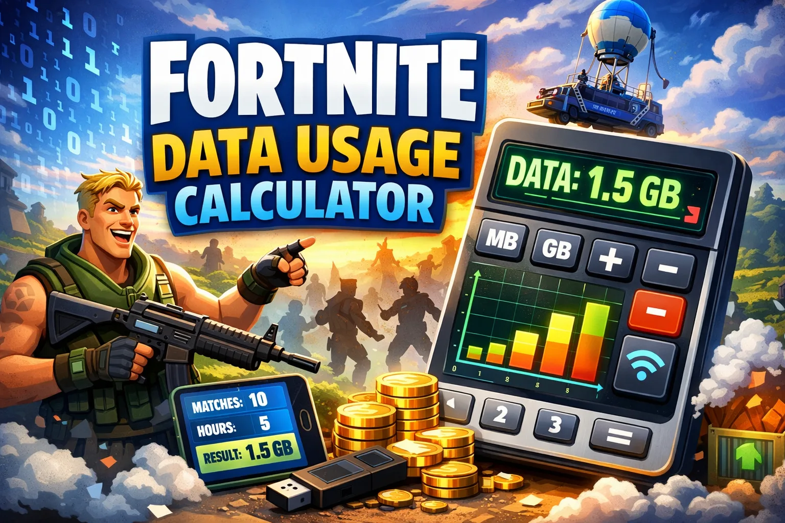 Fortnite Data Usage Calculator